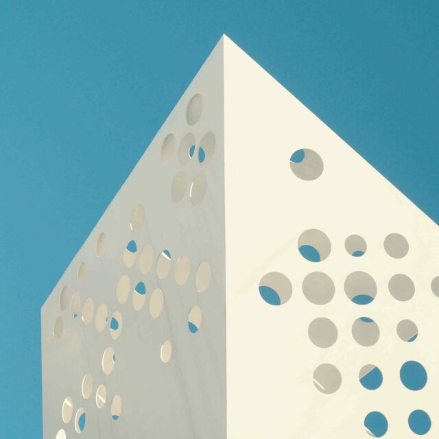 White building